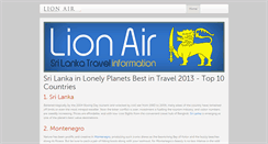 Desktop Screenshot of lionair.com